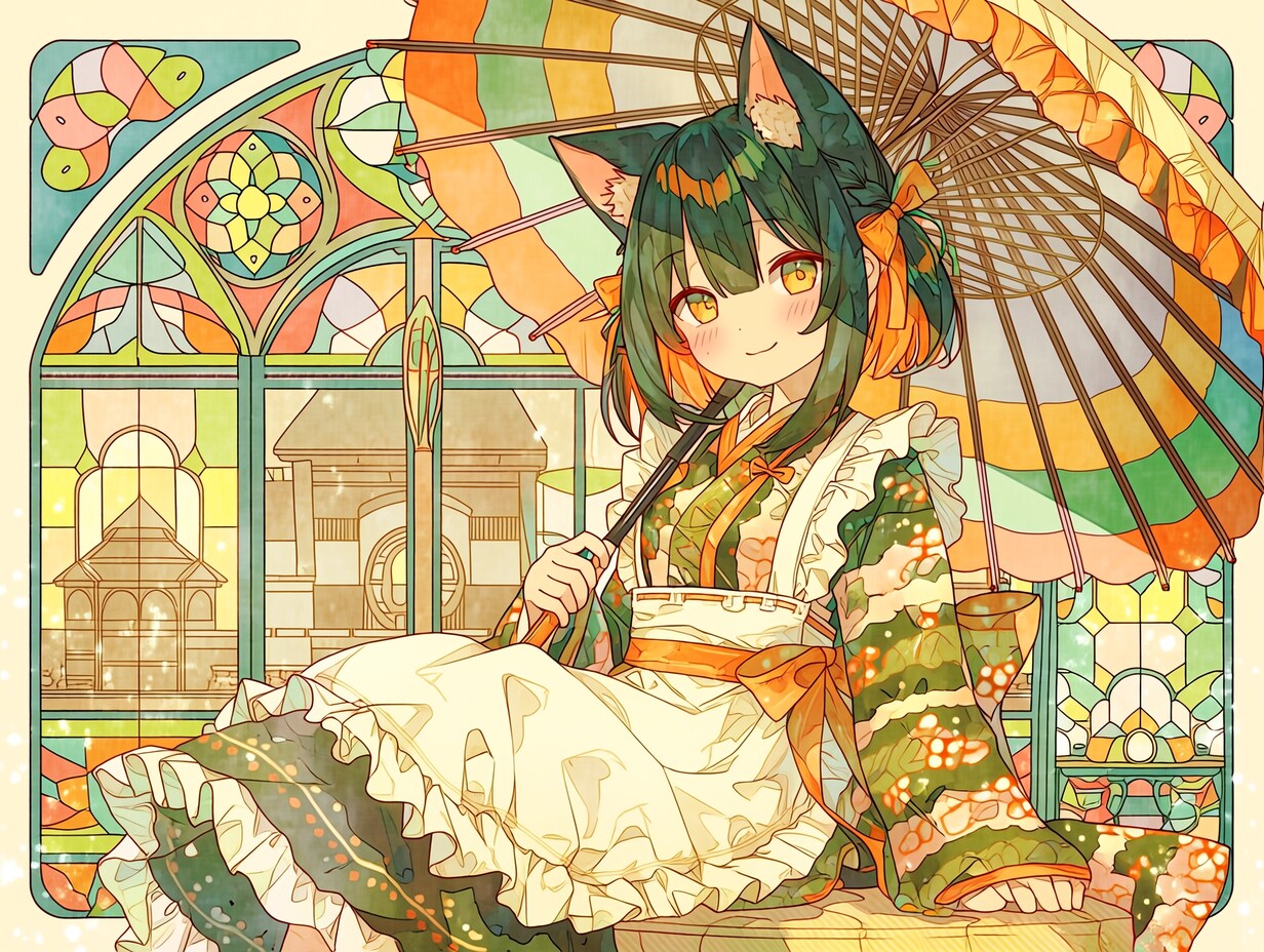 和装ガーリー（３）niji7 | の人気AIイラスト・グラビア