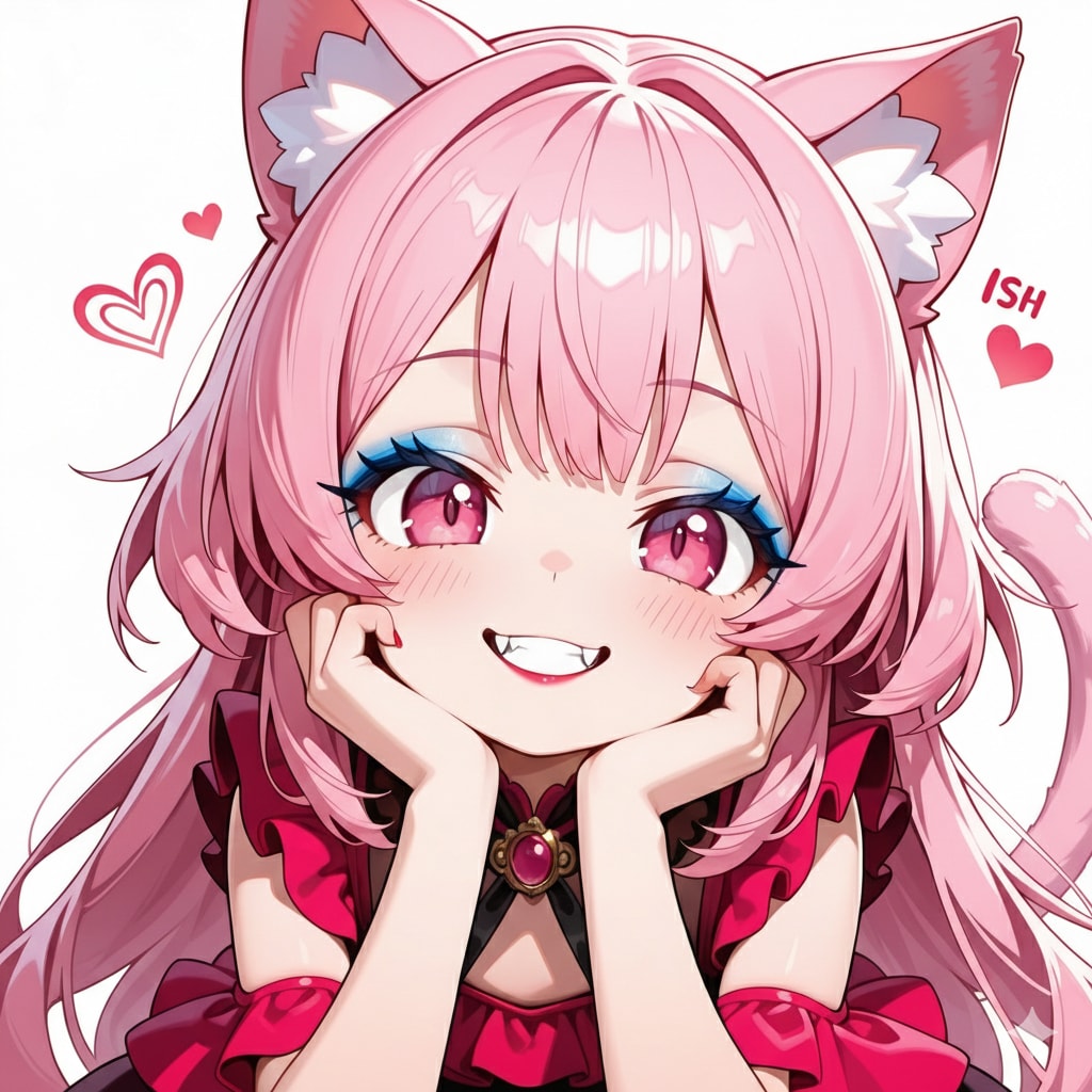 メイクねこちゃん♡ | の人気AIイラスト・グラビア