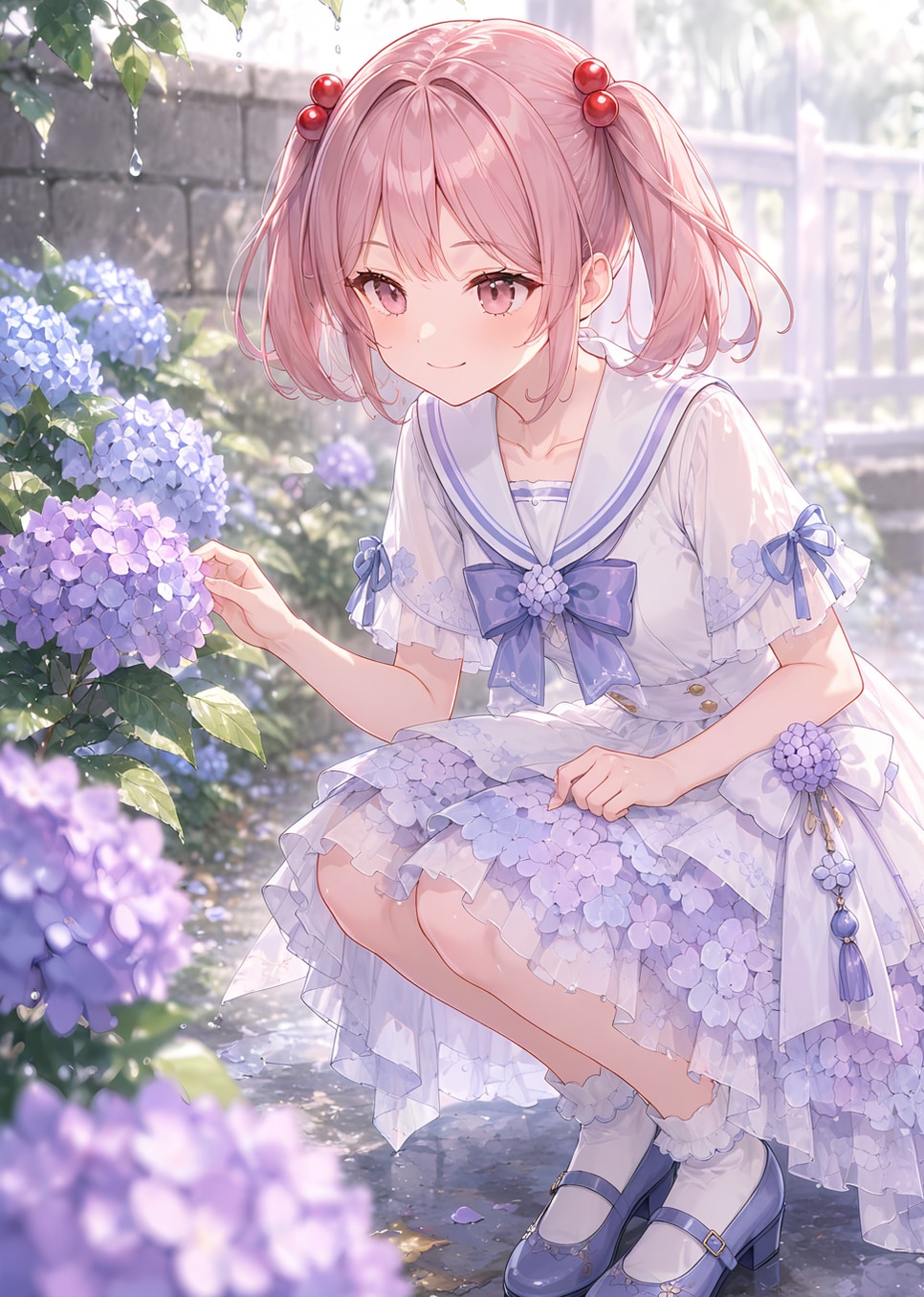 紫陽花ドレス