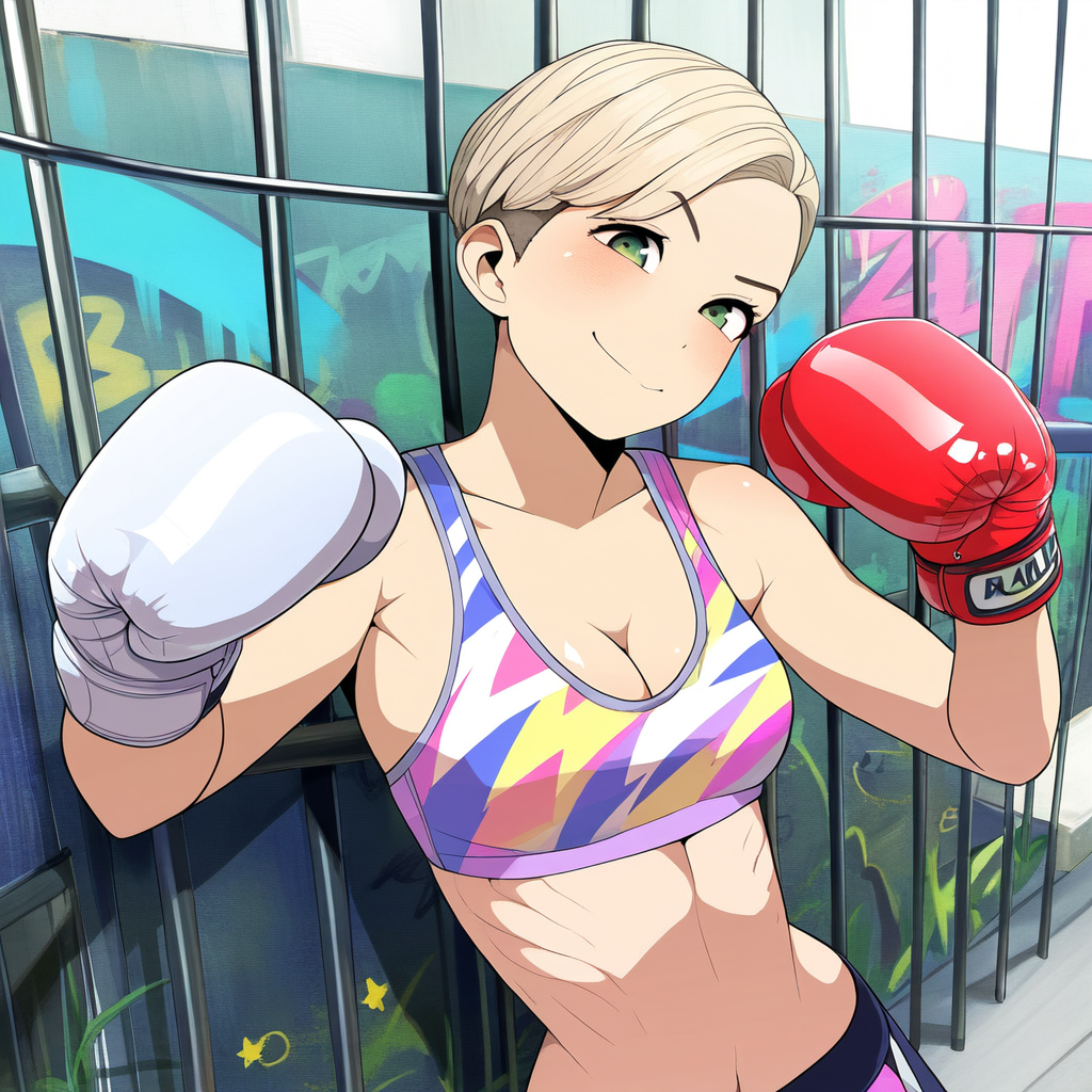 MMAファイターのポトレ