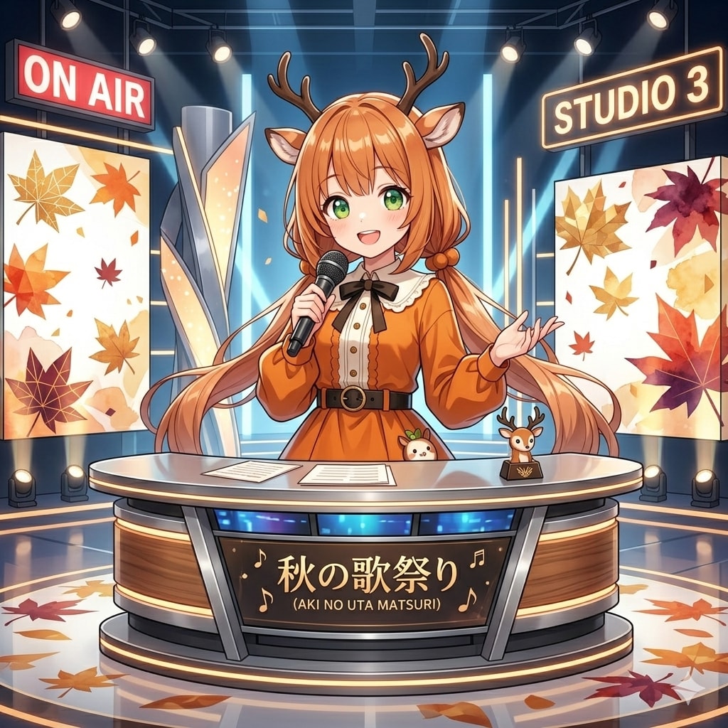 歯科医と司会をする鹿さん（ぷぷっ🤣）
