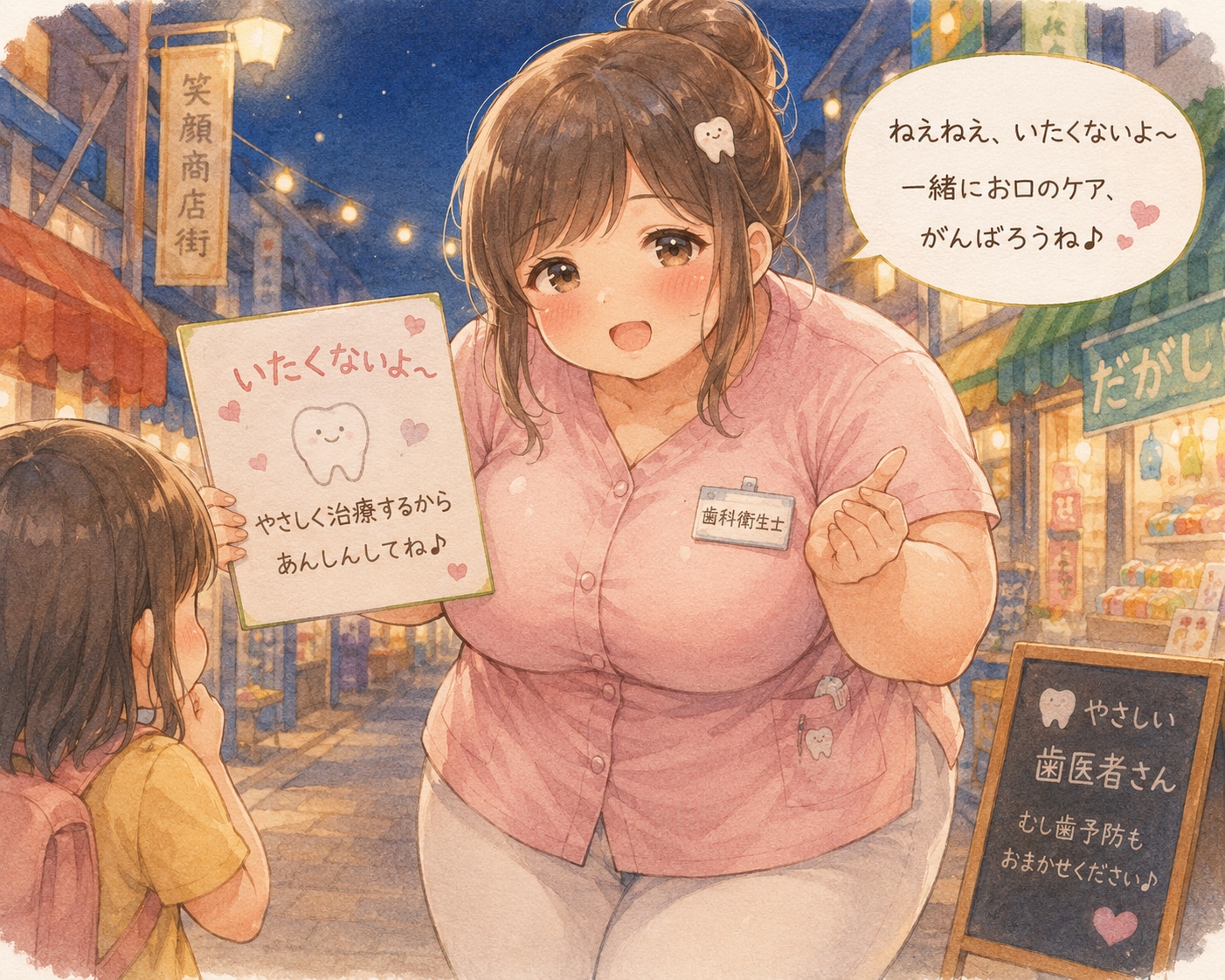 歯科衛生士さんのおさそい