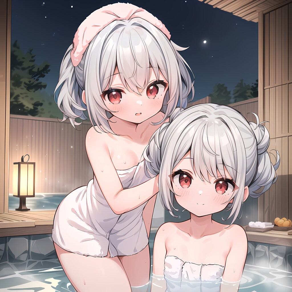 いい風呂の日ツインテちゃんズ