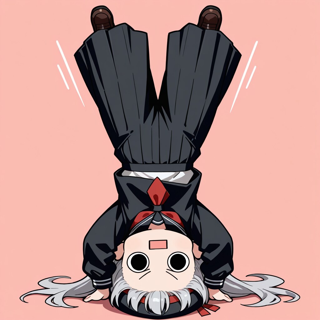 逆立ちするえらいこっちゃ嬢 | の人気AIイラスト・グラビア