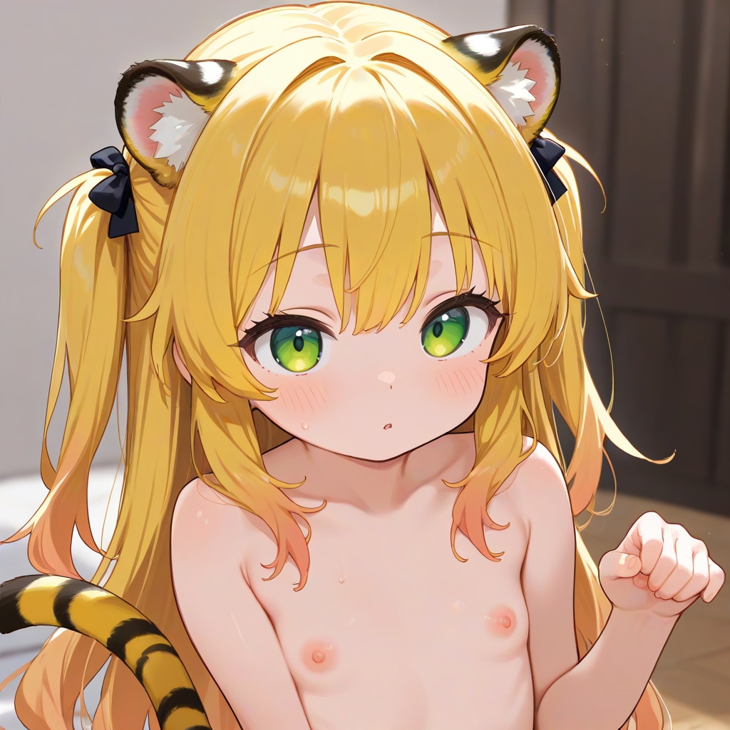 トラ娘の貴重なヌードシーン