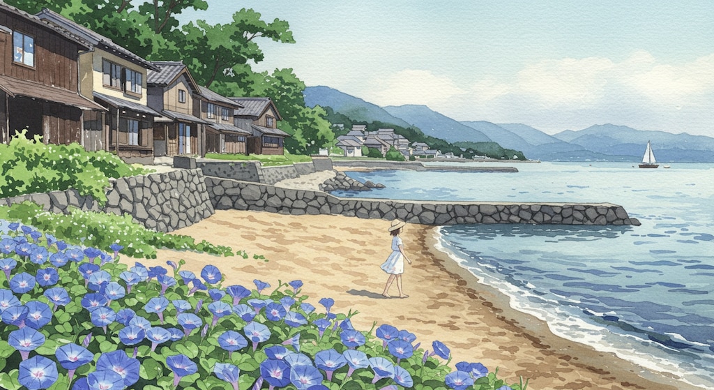 海津浜の浜昼顔