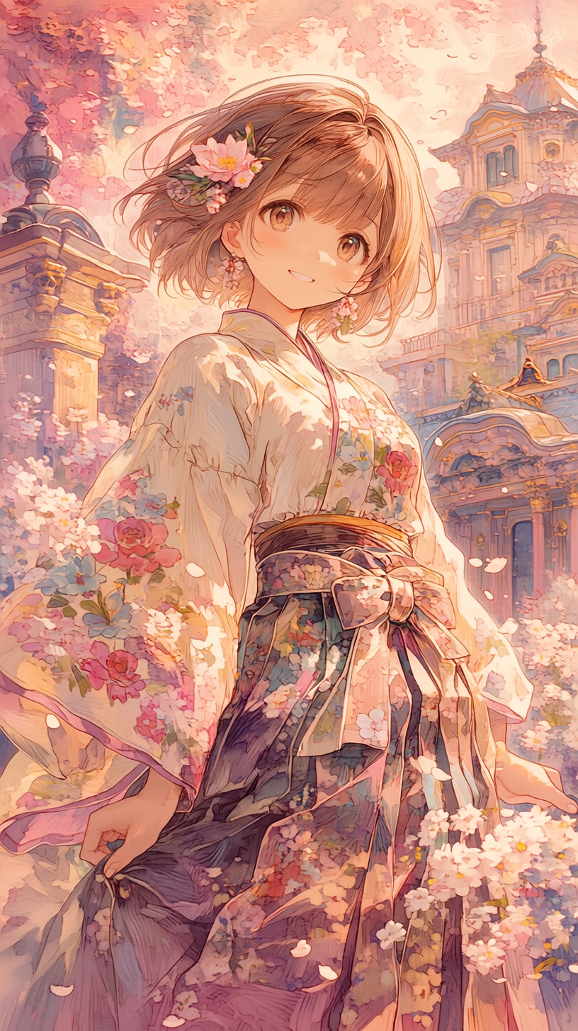 大正ロマンの女の子