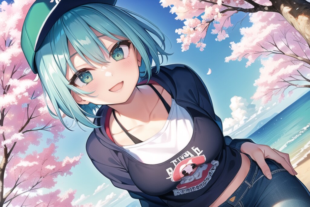 ね、お花見しよ