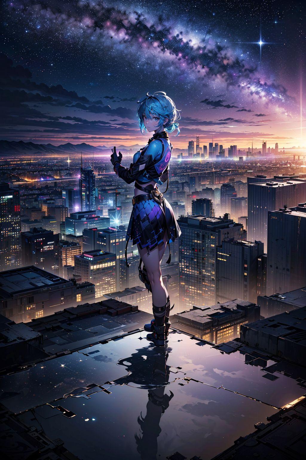 サイバーファンタジー | の人気AIイラスト・グラビア