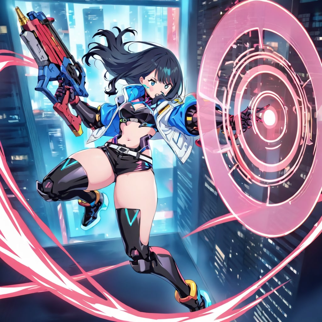 宝多立花（戦闘シーン）