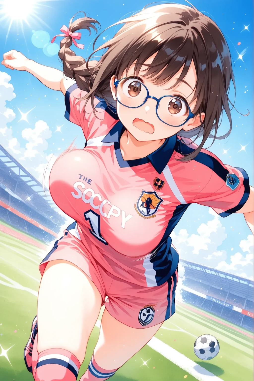 こう見えてサッカーは得意です(ウソ)