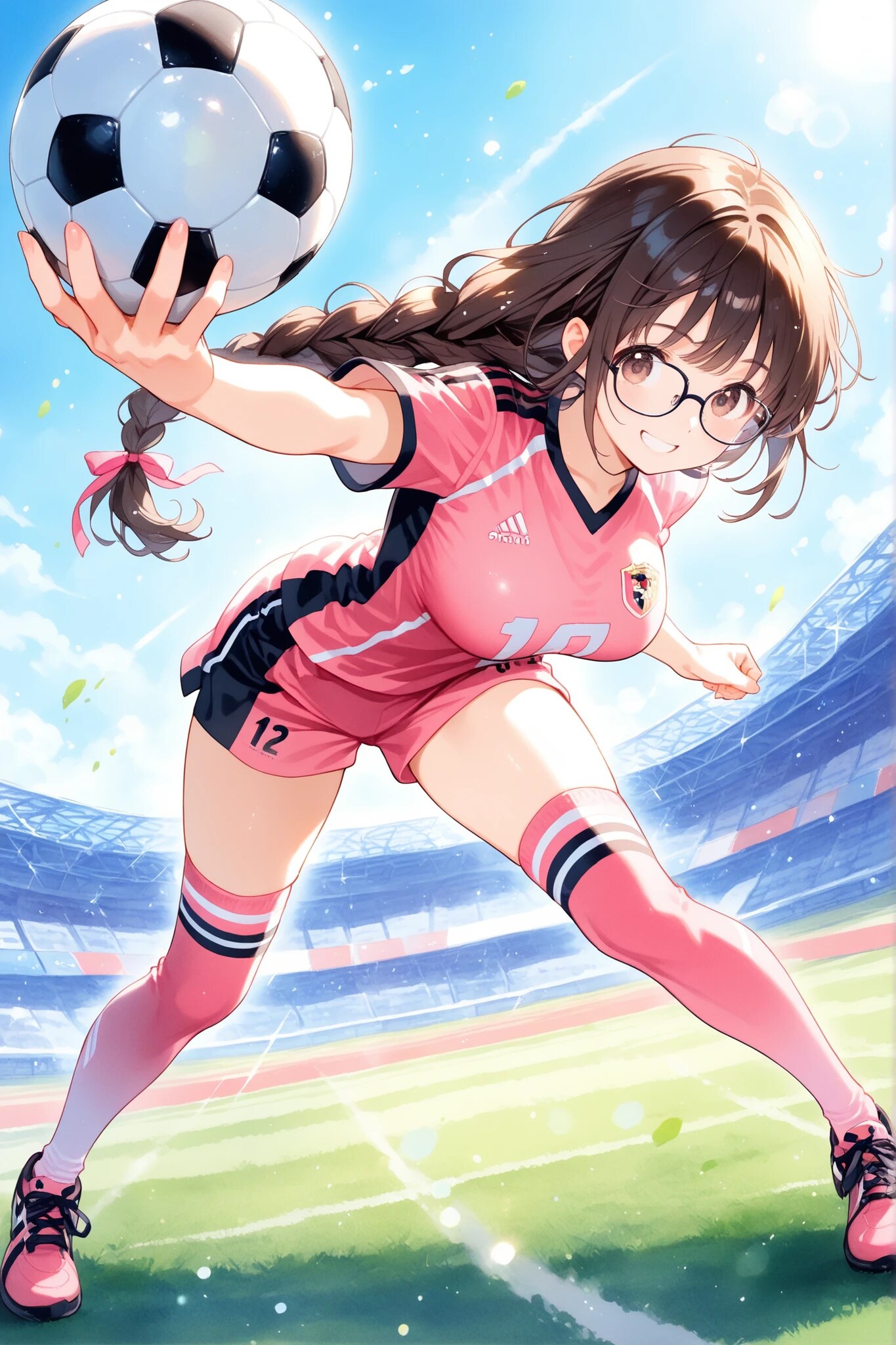 こう見えてサッカーは得意です(ウソ)