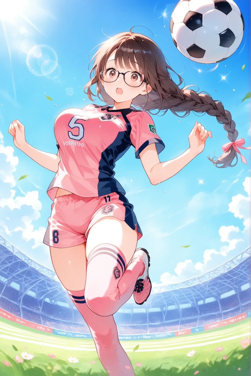 こう見えてサッカーは得意です(ウソ)