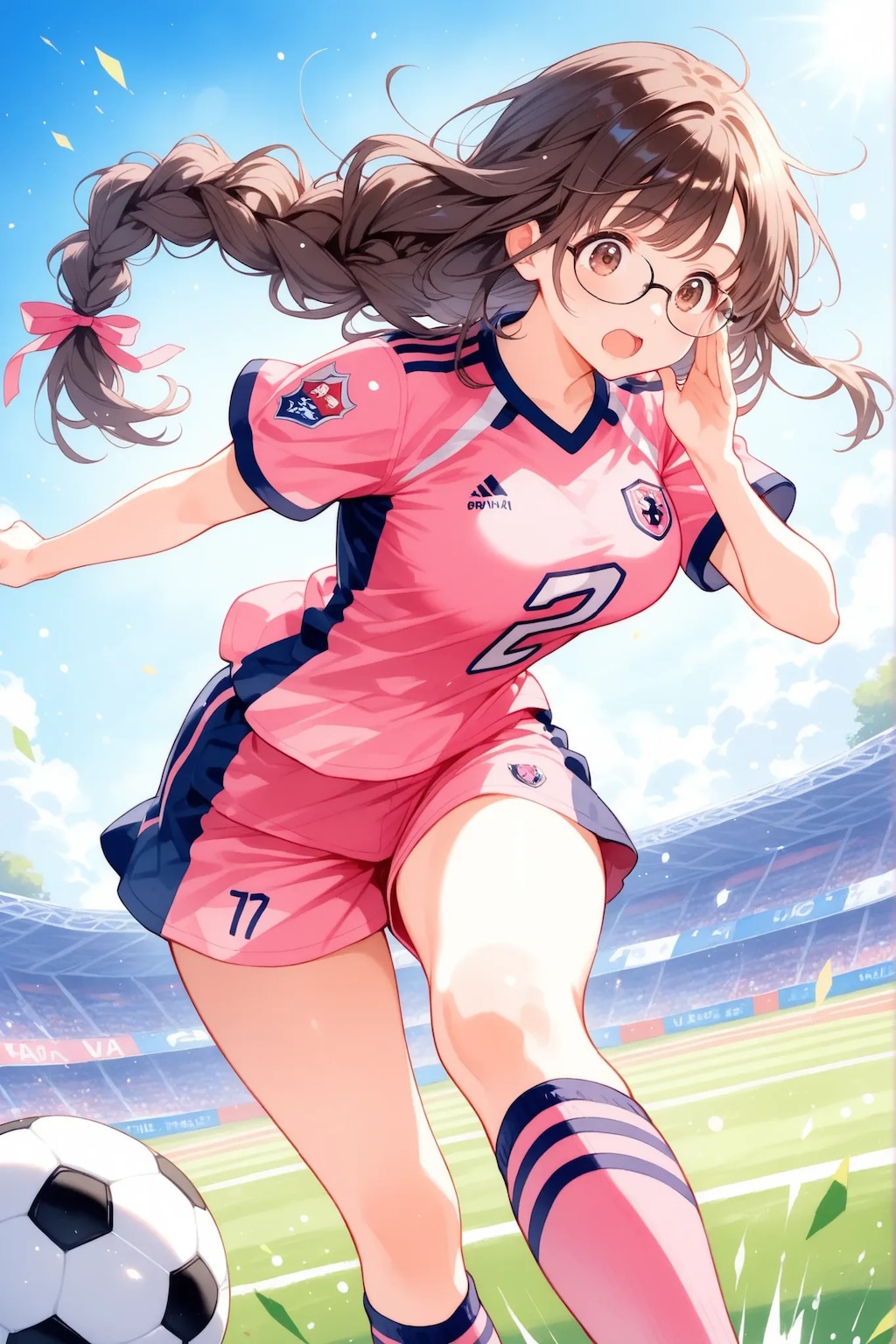 こう見えてサッカーは得意です(ウソ)