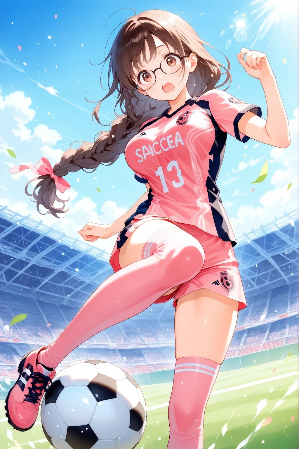 こう見えてサッカーは得意です(ウソ)