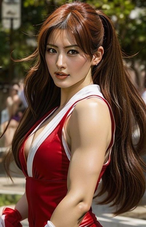 男前のコスプレお姉さん