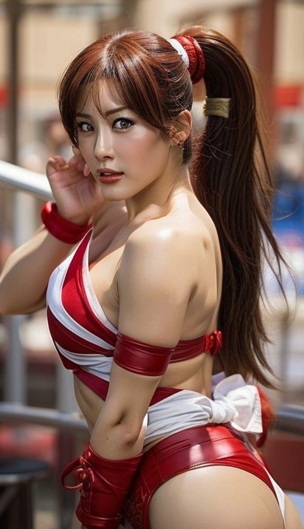 男前のコスプレお姉さん