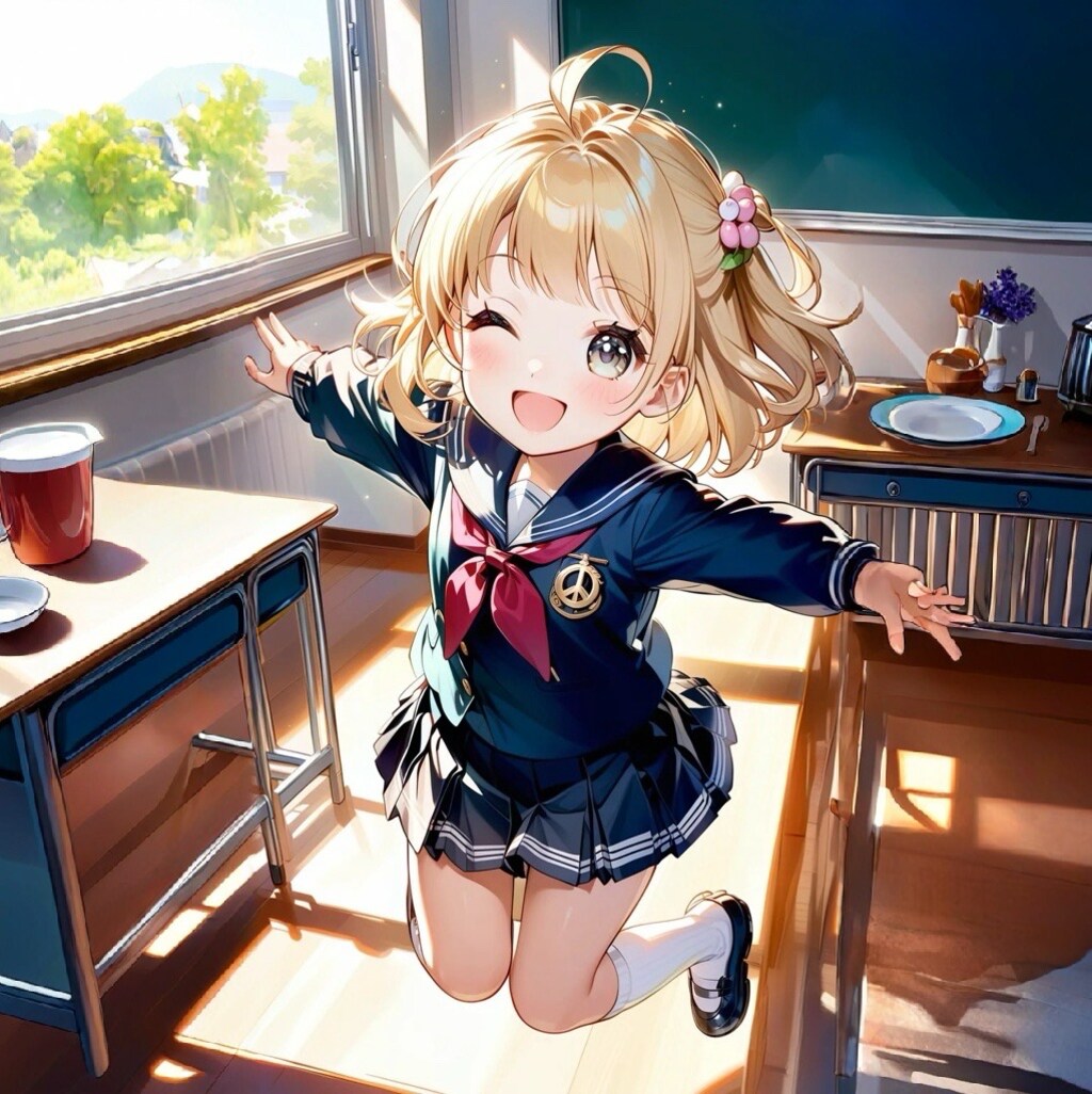 可愛い女子学生