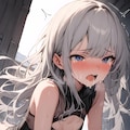 銀髪の子 2枚目