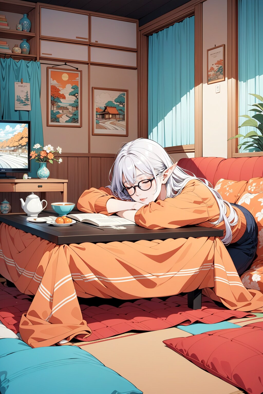 部屋着なエルフさん その5