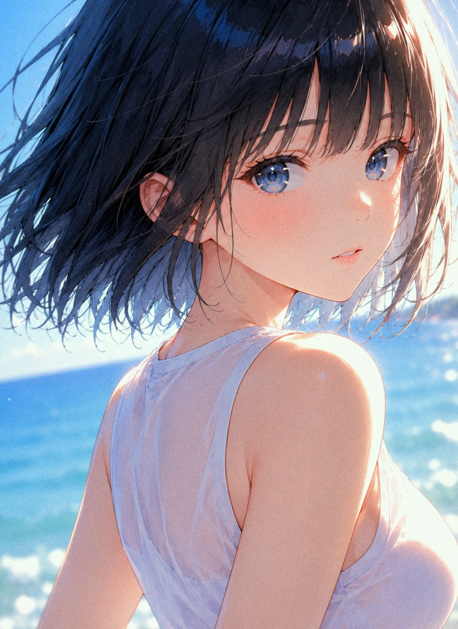 黒髪 栞ちゃん♪