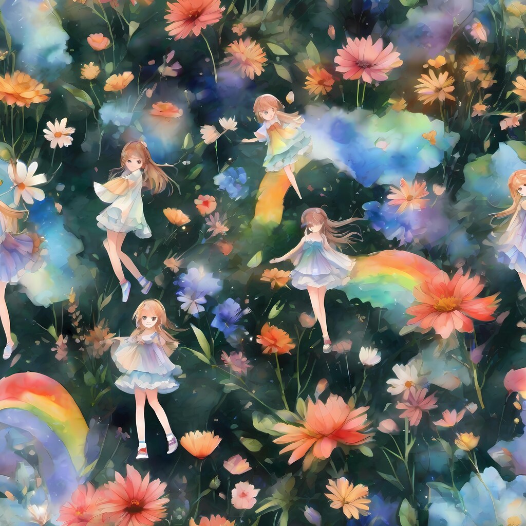 💓人ならざるもの 花と共に