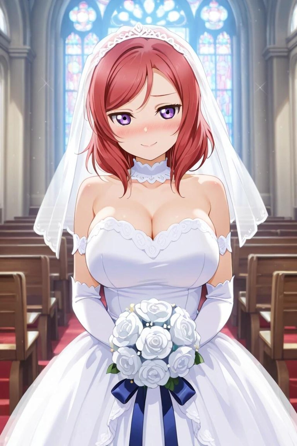 「ラブライブ!」 μ's　一年生組のウェディングドレス姿