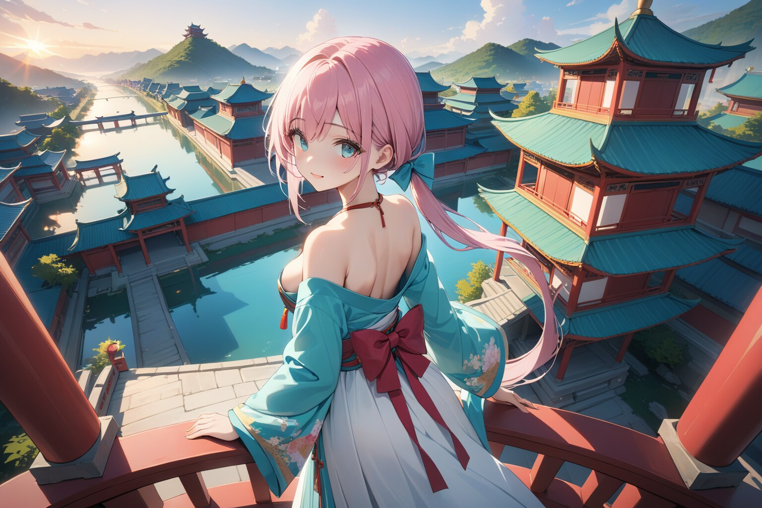 城下の景色