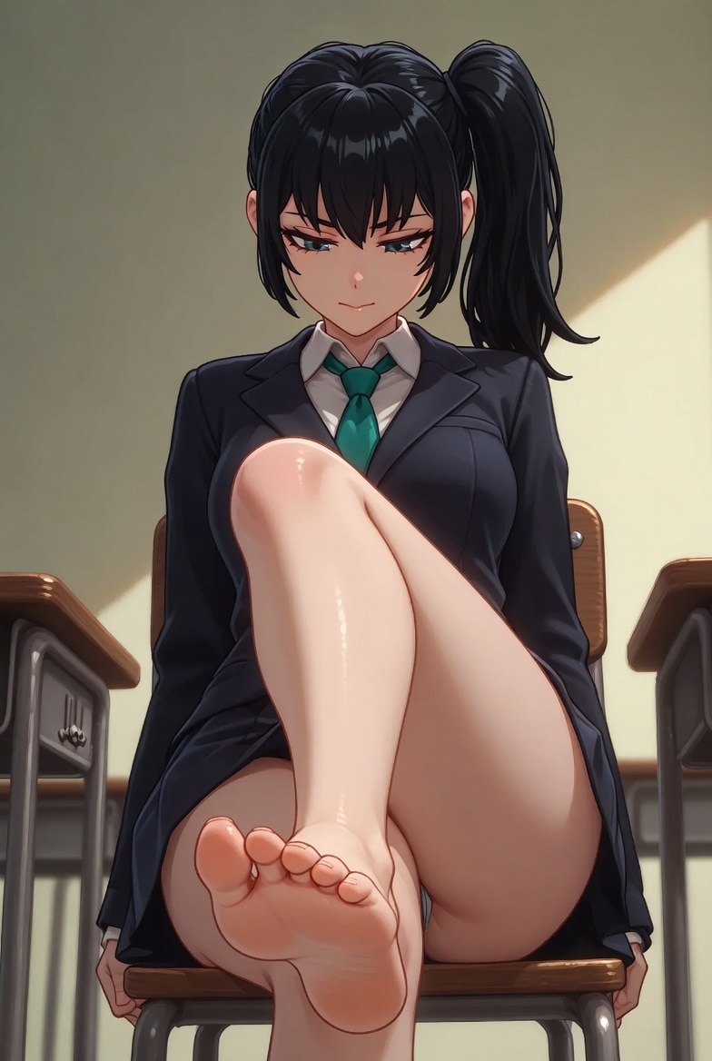 つり目の女子