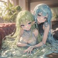 仲良しすぎる姉妹 3枚目