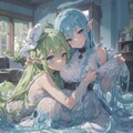 仲良しすぎる姉妹 2枚目