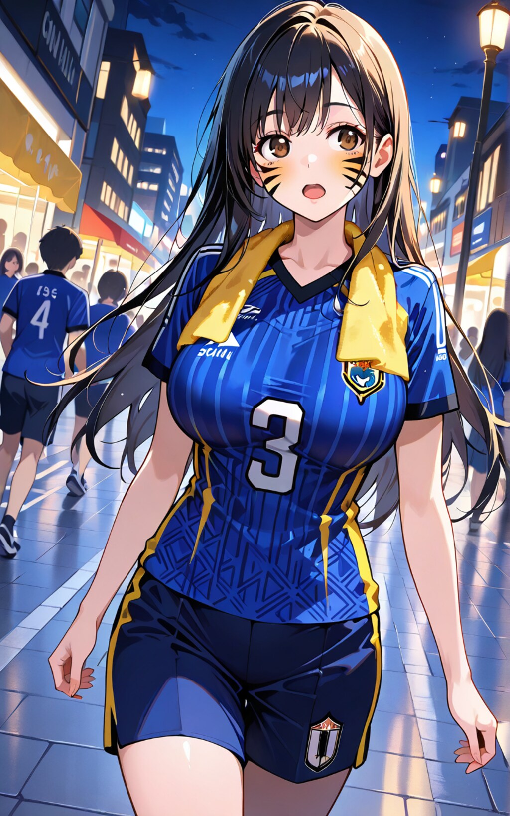 観戦前にうろちょろ