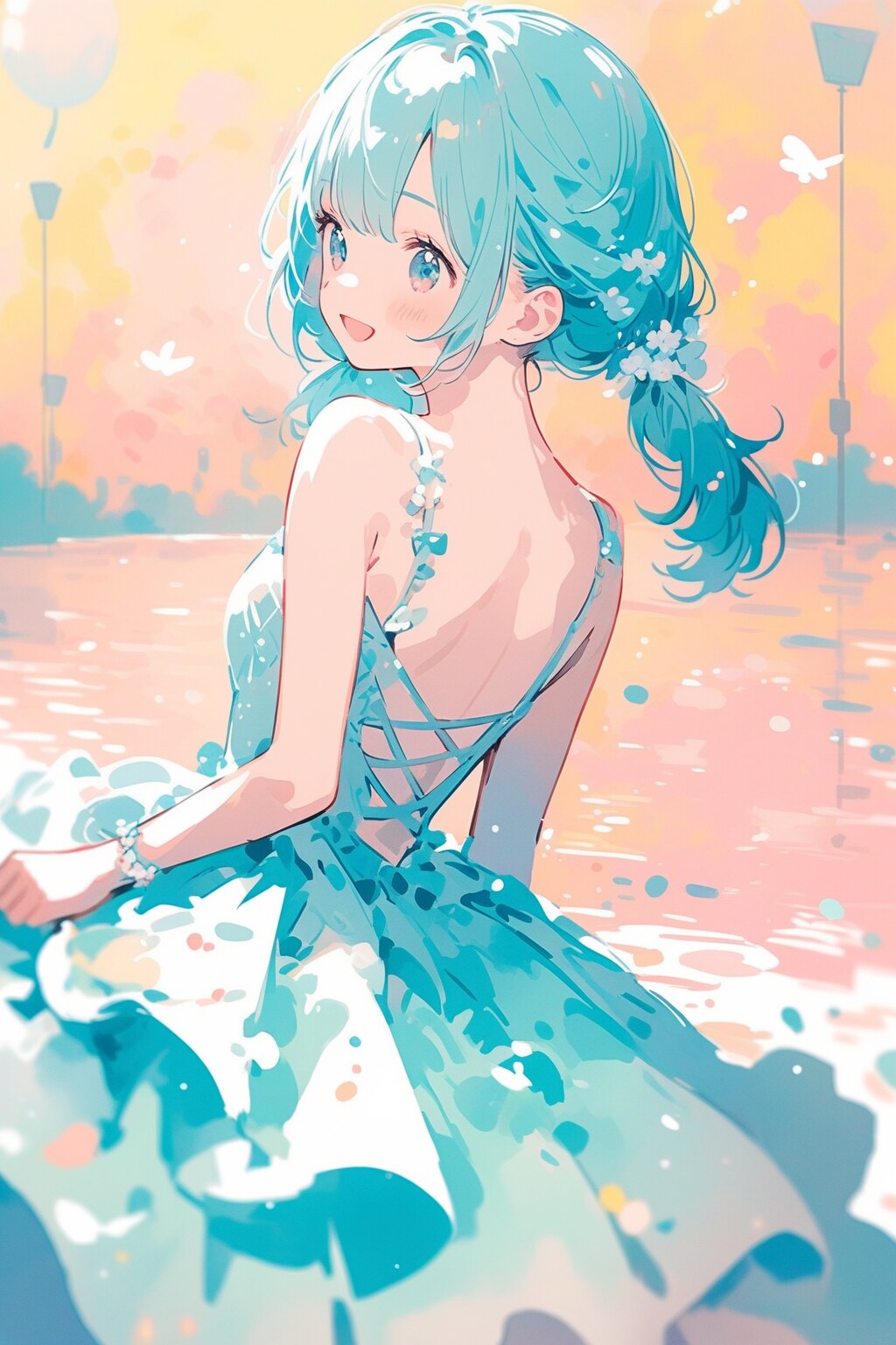 ウェディングドレス姿のお嬢（２０）