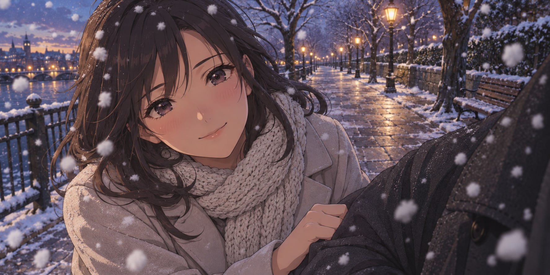 初雪、ちょっと遠回りしよう（GPT-6 Astra軽) | の人気AIイラスト・グラビア
