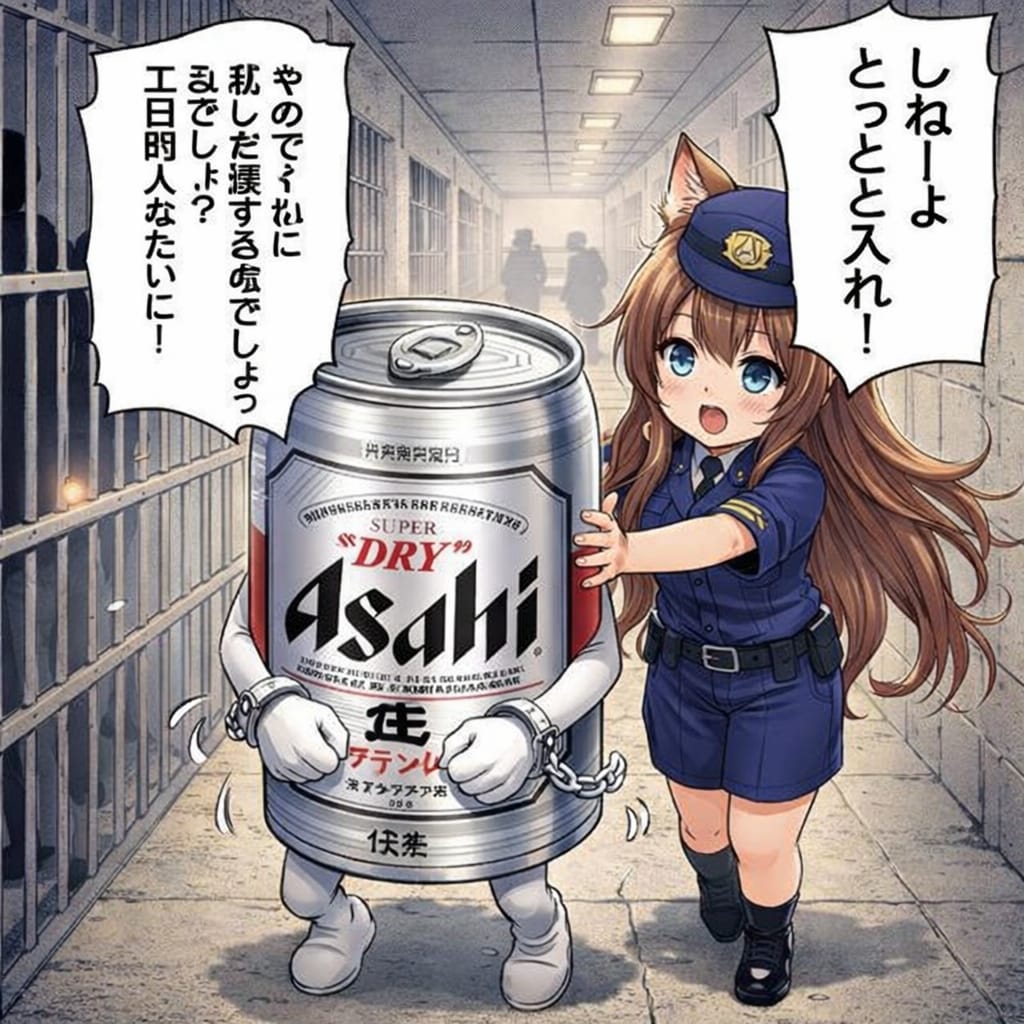 エロ同人みたいに！なビール缶と小さな女の子