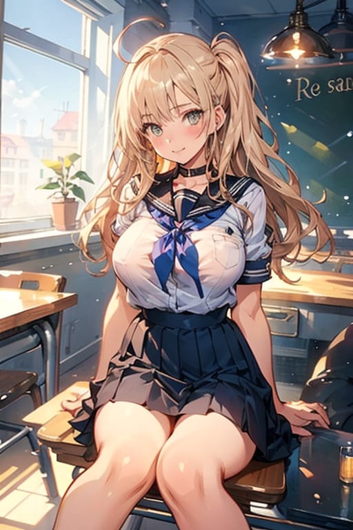 セーラー服を‥