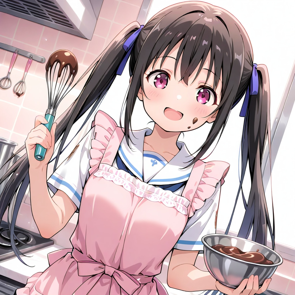 「はい、バレンタインチョコ♡味も保証するよ！」