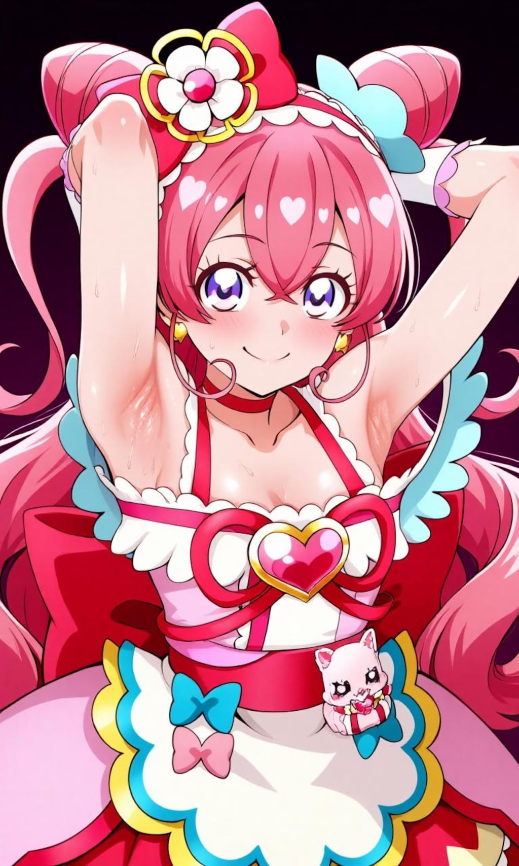 キュアプレシャスの腋が見たい♡