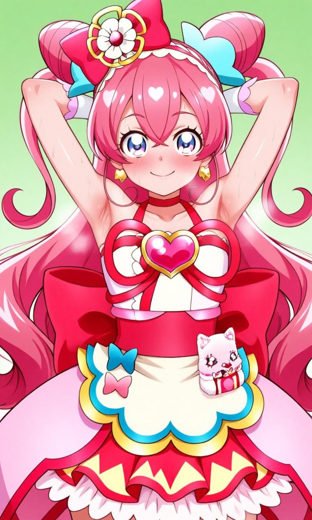 キュアプレシャスの腋が見たい♡