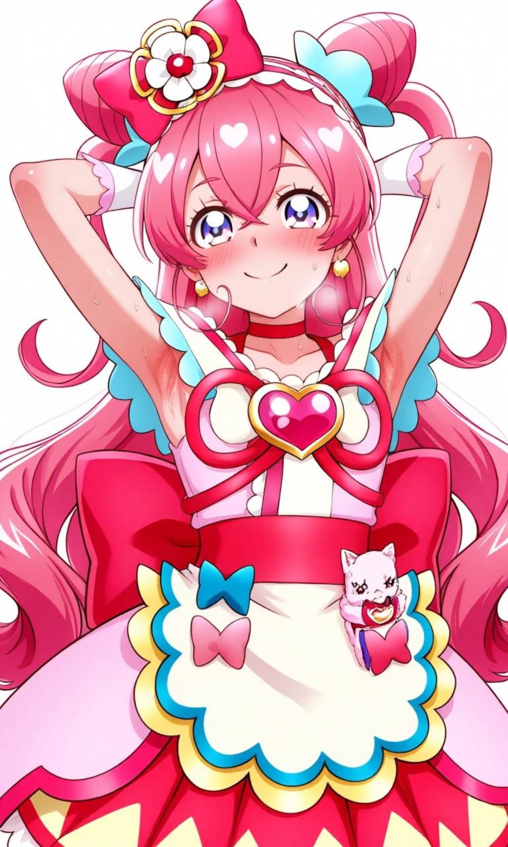 キュアプレシャスの腋が見たい♡