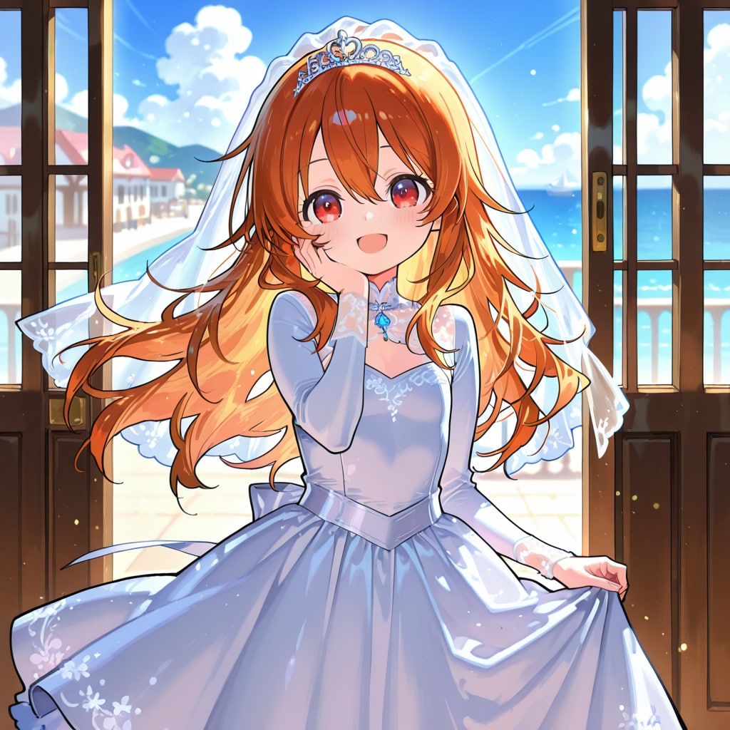 ららちゃん　花嫁ドレス