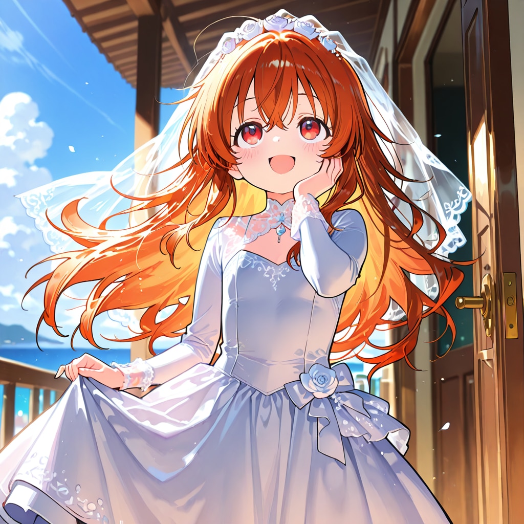 ららちゃん　花嫁ドレス