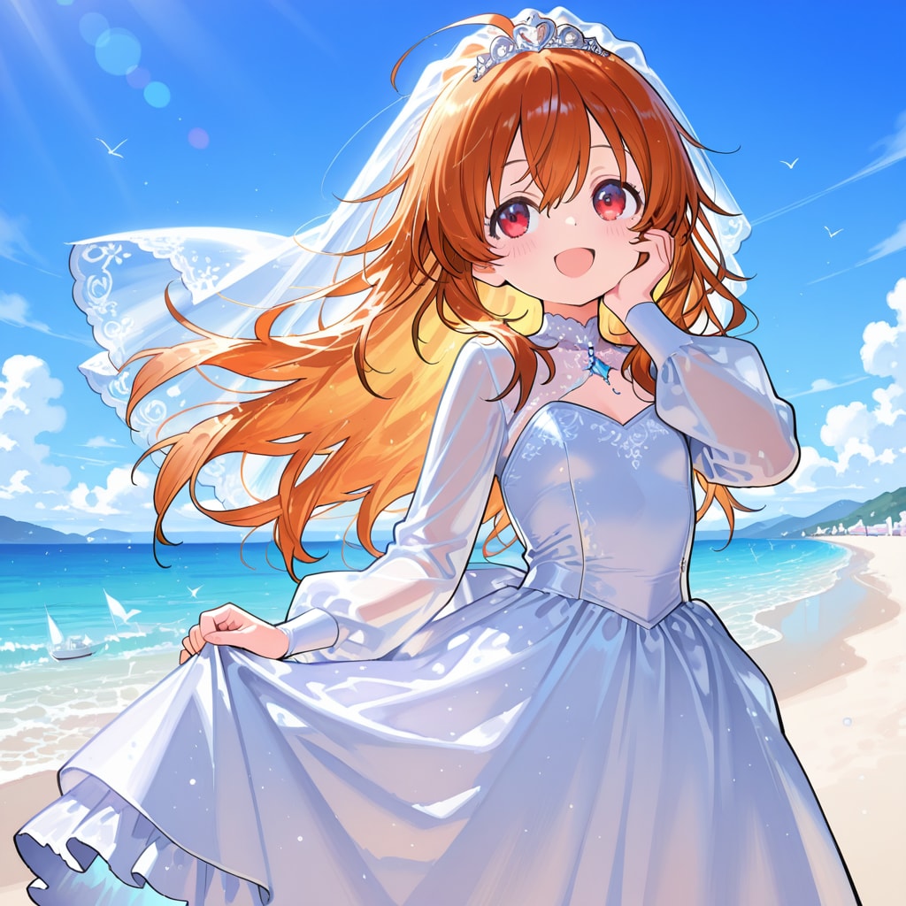ららちゃん　花嫁ドレス