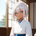 少年と鏡餅 4枚目
