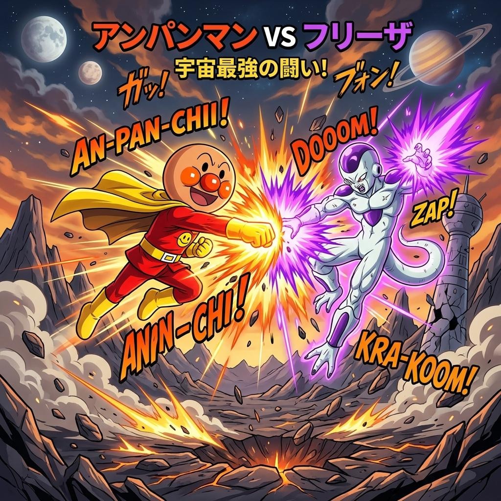 アンパンマン vs フリーザ