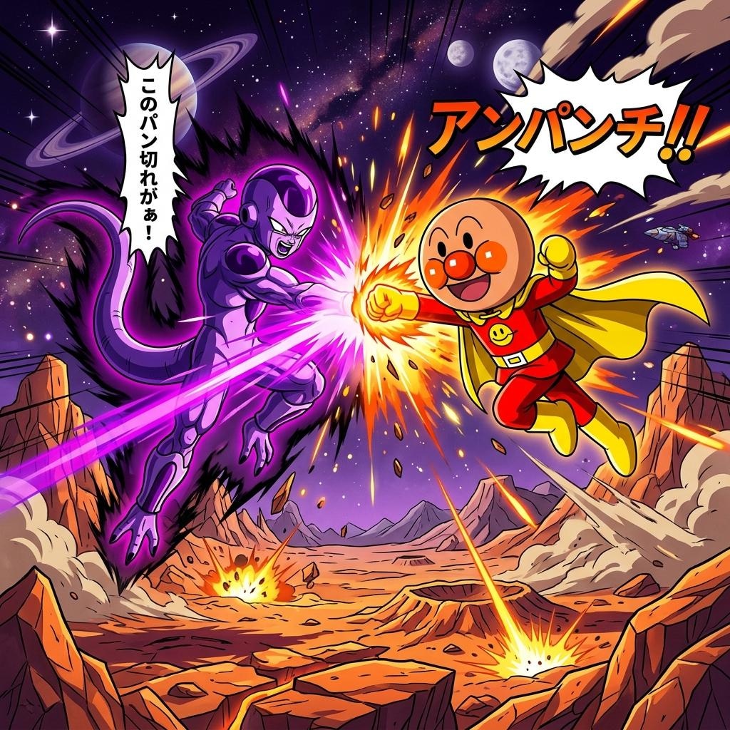 アンパンマン vs フリーザ