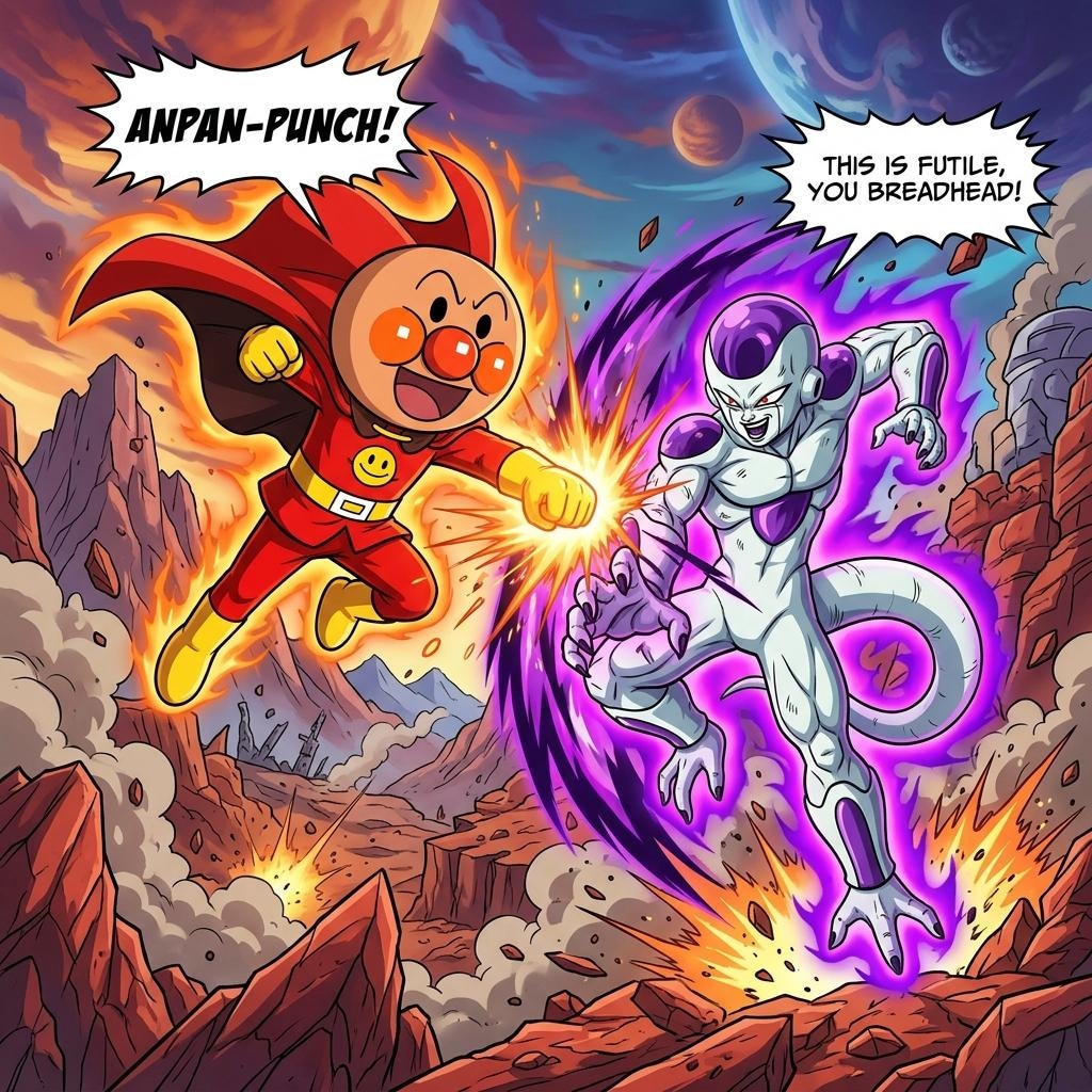 アンパンマン vs フリーザ