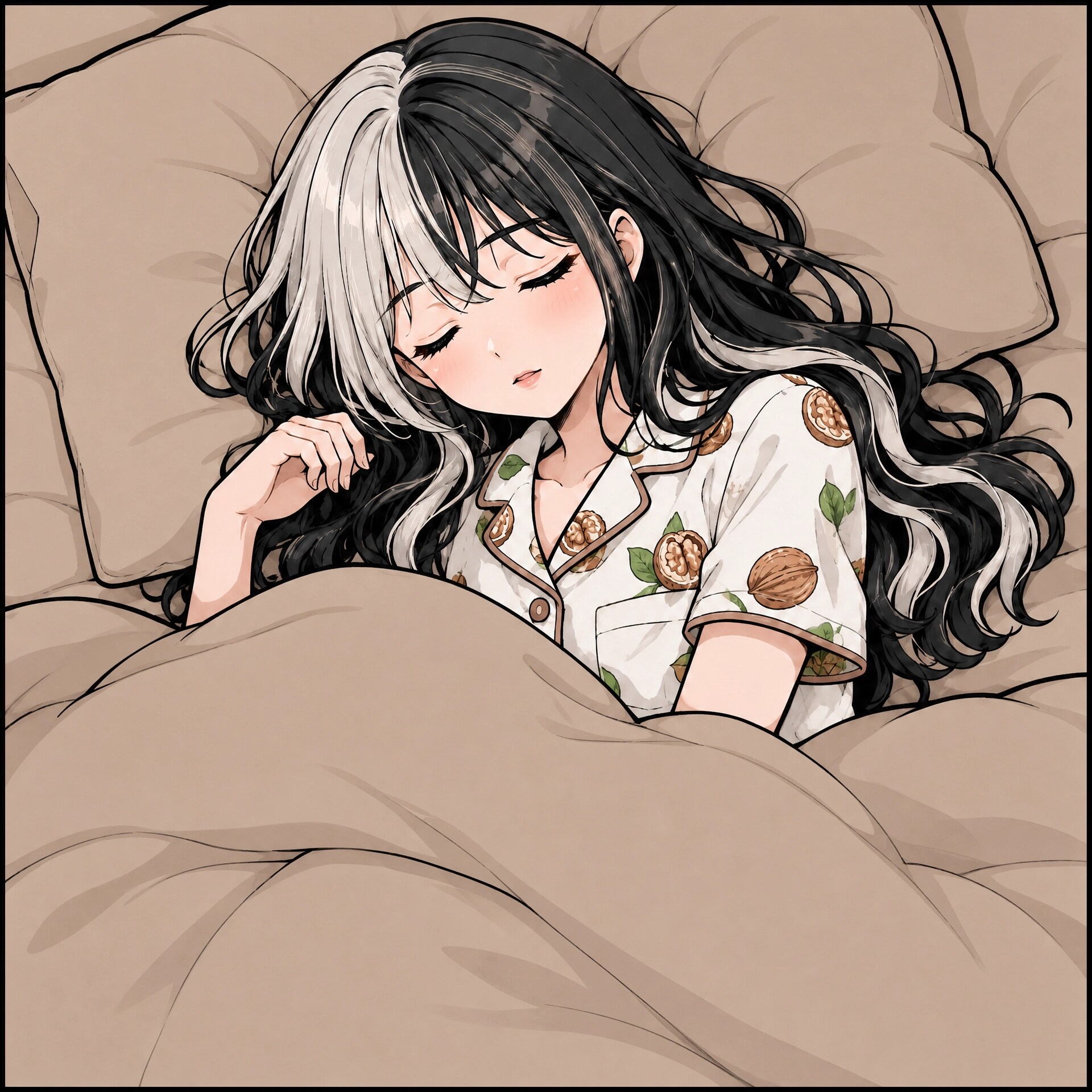 おやすみ🌙（くるみちゃん）