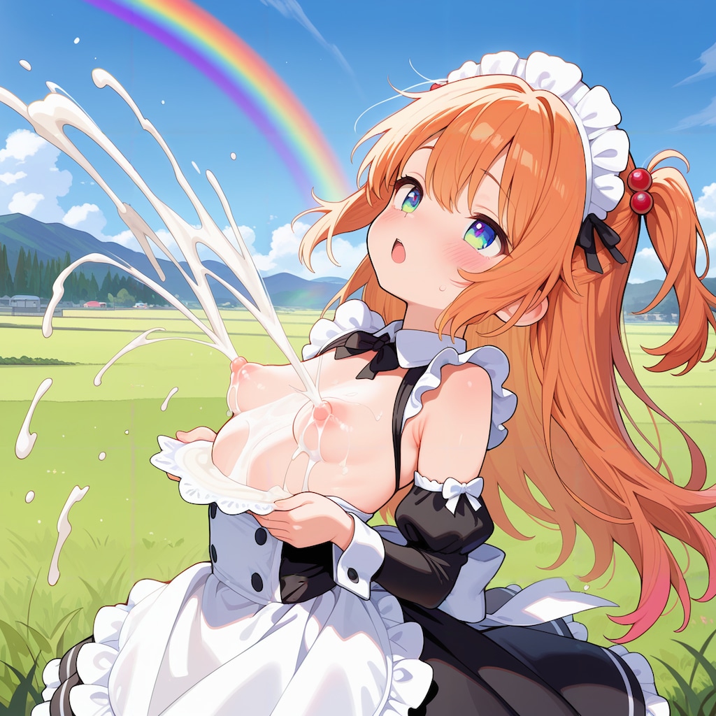 虹がかかる