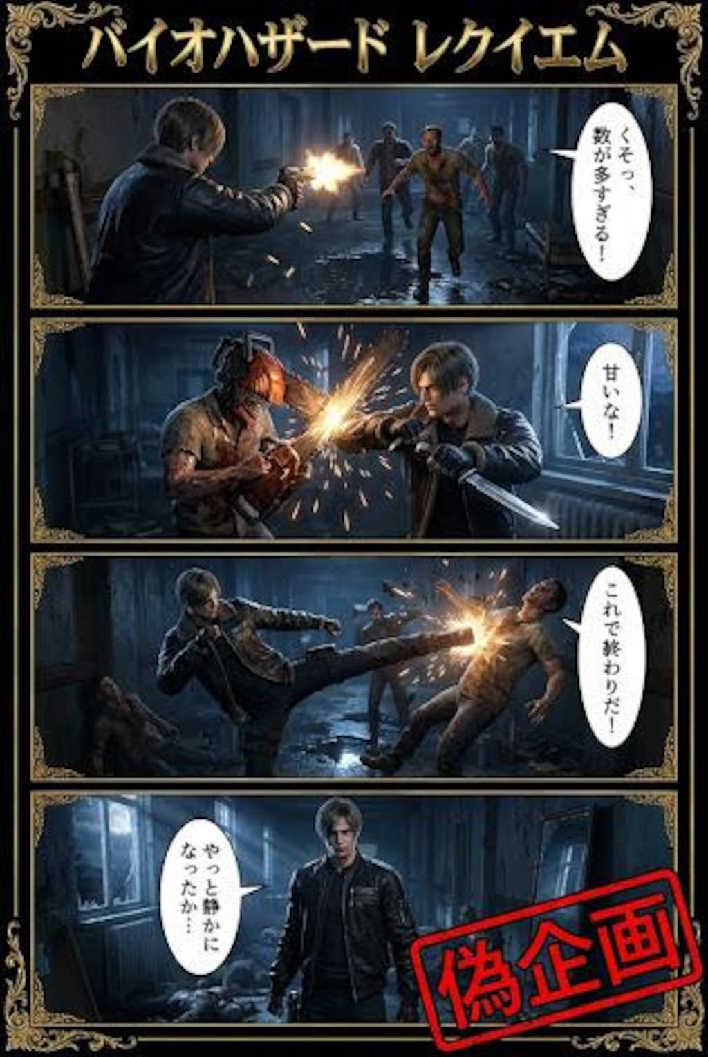 バイオハザードレクイエム　漫画